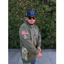 Nike Cowboys 2022 Salute to Service Pullover Therma Hoodie