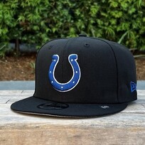 New Era Indianapolis Colts Black Team Snapback 950