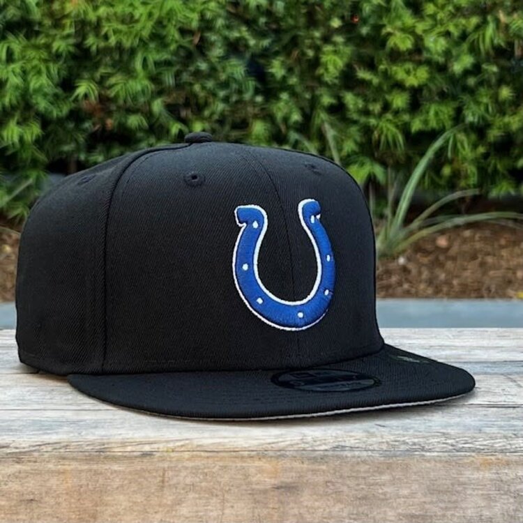 New Era Indianapolis Colts Black Team Snapback 950