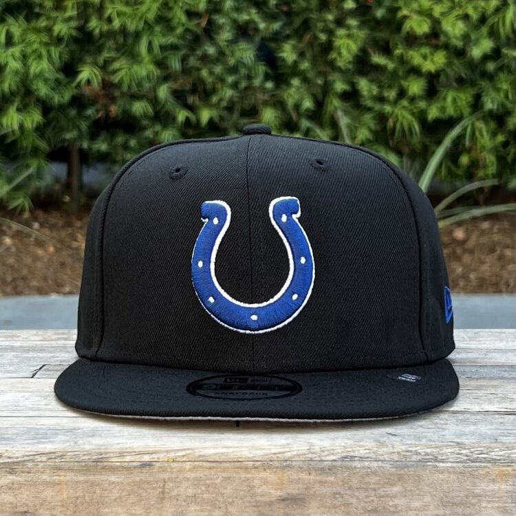 New Era Indianapolis Colts Black Team Snapback 950