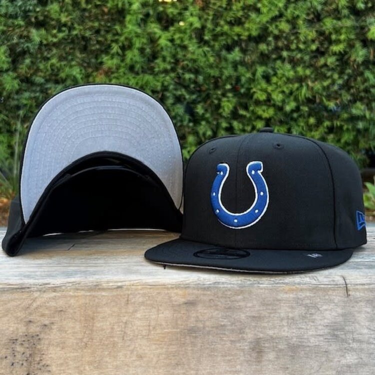 New Era Indianapolis Colts Black Team Snapback 950
