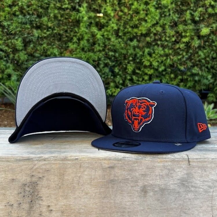 New Era Chicago Bears Head Navy Team Snapback 950