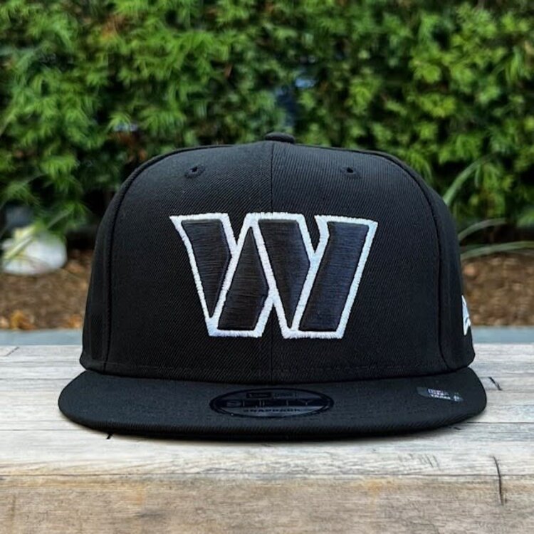 New Era Washington Commanders Black White Snapback 950