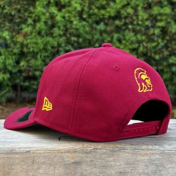 New Era USC Trojans Cardinal Team Tommy Back Hit Stretch Snap 970SS