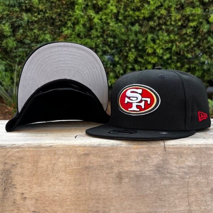 New Era San Francisco 49ers Black Team Snapback 950