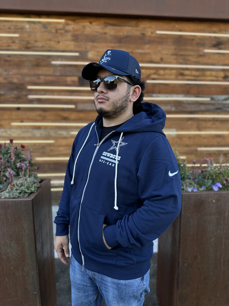Nike Dallas Cowboys Men's 2025 Sideline Full-Zip Hoodie