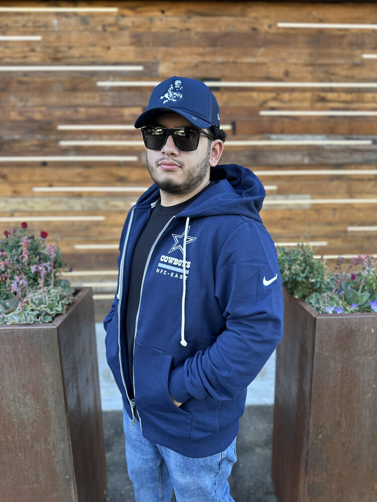 Nike Dallas Cowboys Men's 2025 Sideline Full-Zip Hoodie
