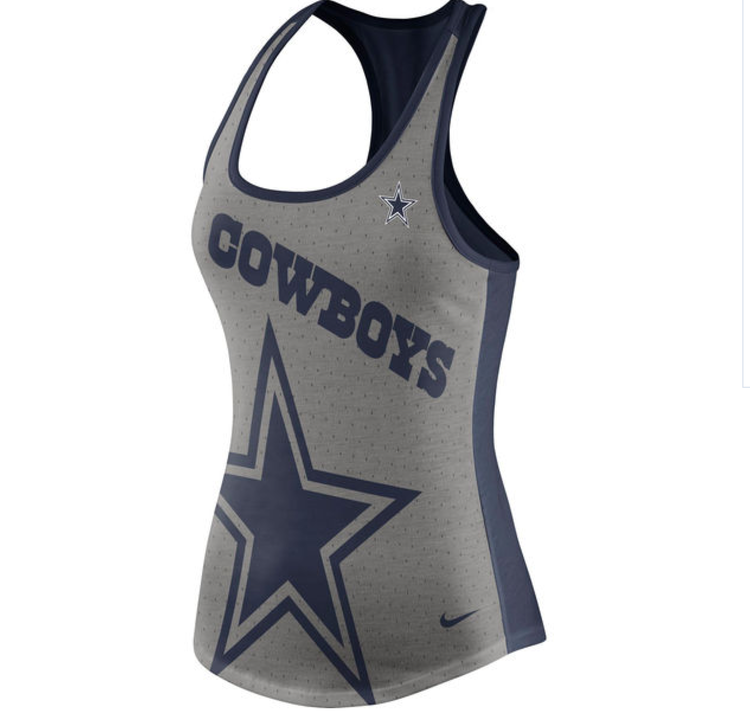 Nike Dallas Cowboys Women's Nike Dri Touchdown Tank