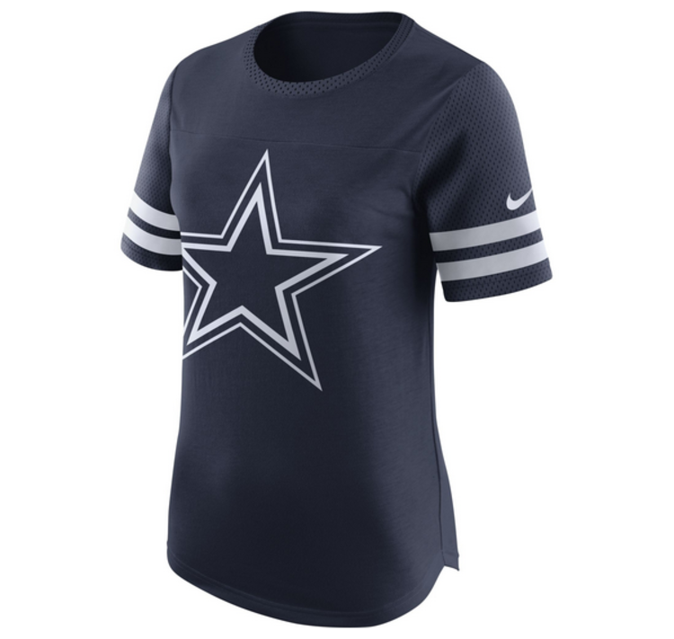 Nike Cowboys W Nike Gear Up Modern Fan Top Navy