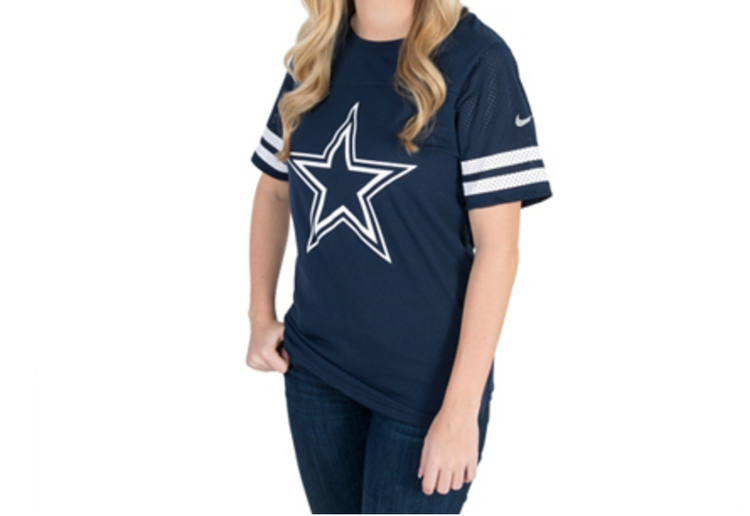 Nike Cowboys W Nike Gear Up Modern Fan Top Navy