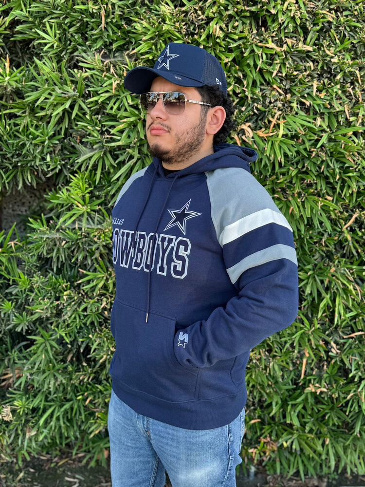 Starter Cowboys M Starter Draft Fleece P/O Hoodie