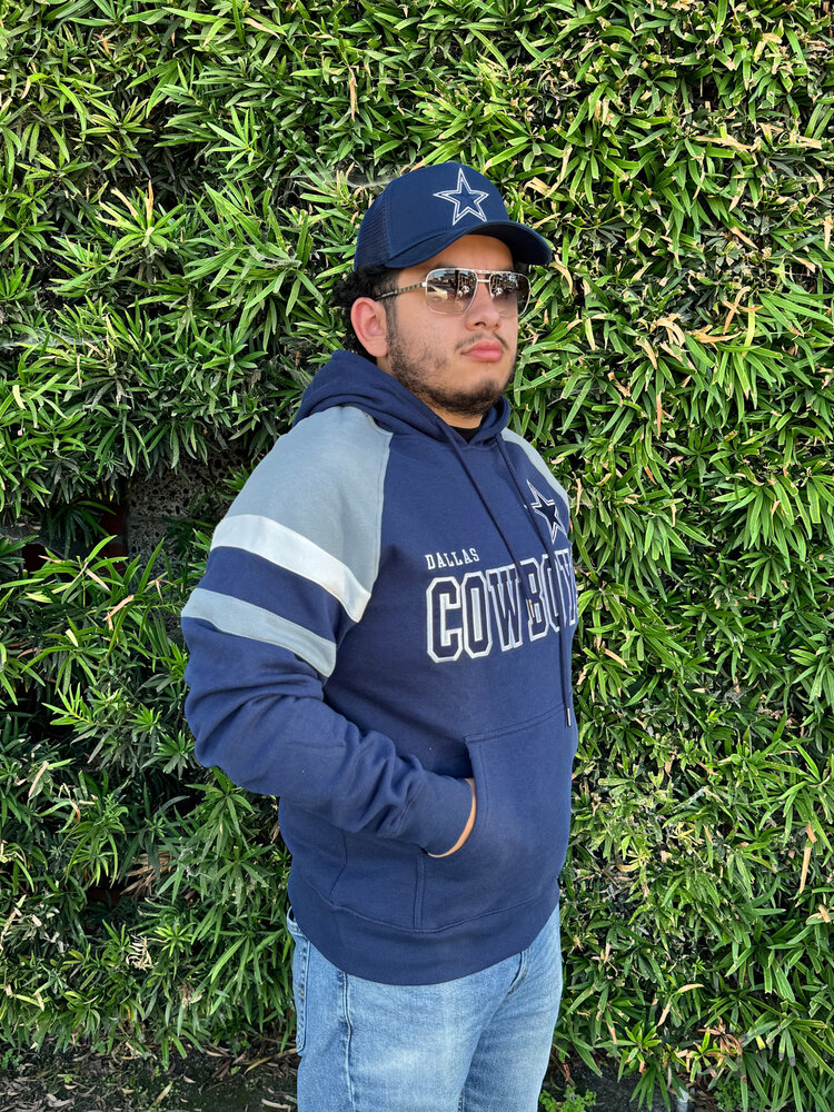 Starter Cowboys M Starter Draft Fleece P/O Hoodie