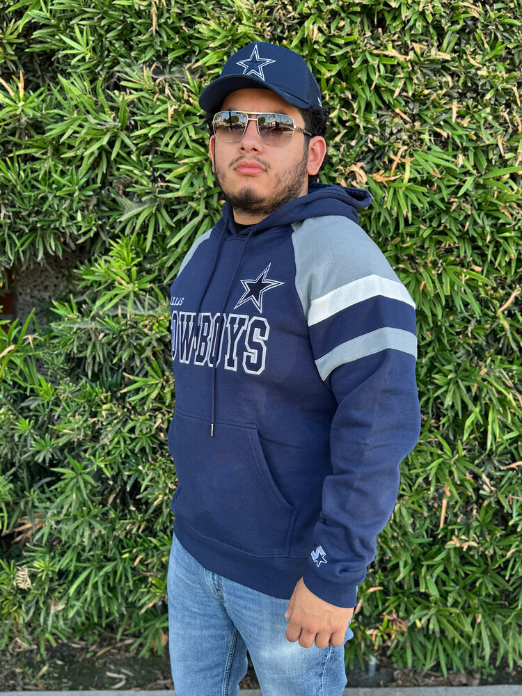 Starter Cowboys M Starter Draft Fleece P/O Hoodie