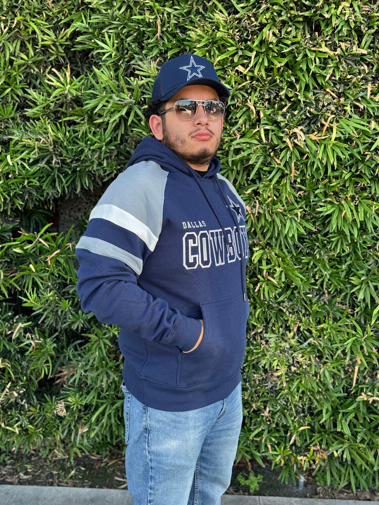 Starter Cowboys M Starter Draft Fleece P/O Hoodie