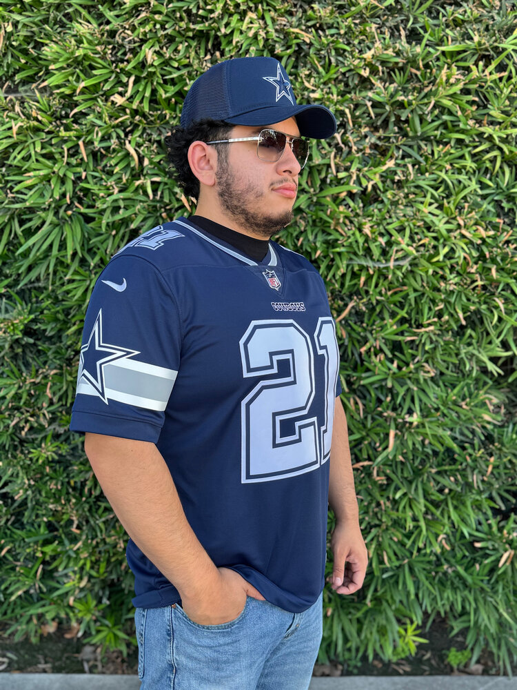 Nike Cowboys M Nike Elliott #21 Limited Jersey Navy