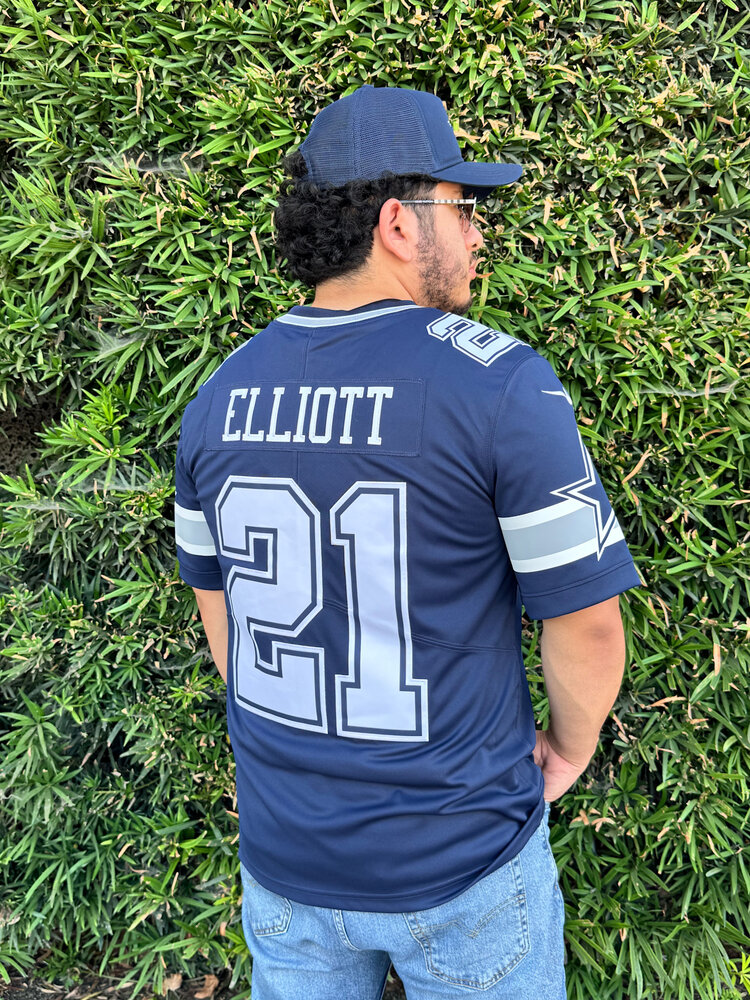 Nike Cowboys M Nike Elliott #21 Limited Jersey Navy