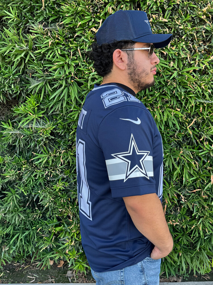 Nike Cowboys M Nike Elliott #21 Limited Jersey Navy