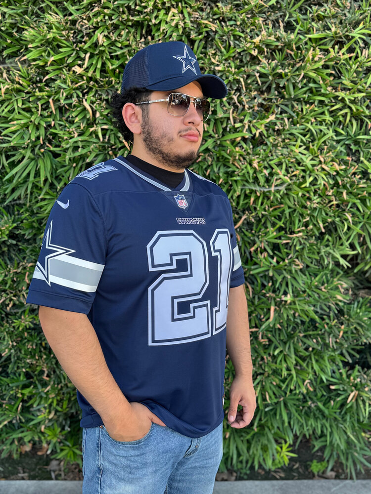 Nike Cowboys M Nike Elliott #21 Limited Jersey Navy