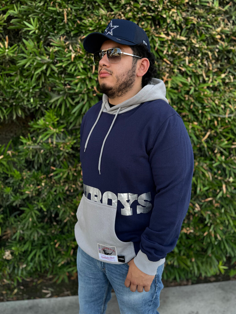 Mitchell and Ness Cowboys M&N Men's Big Face 5.0 Hoodie