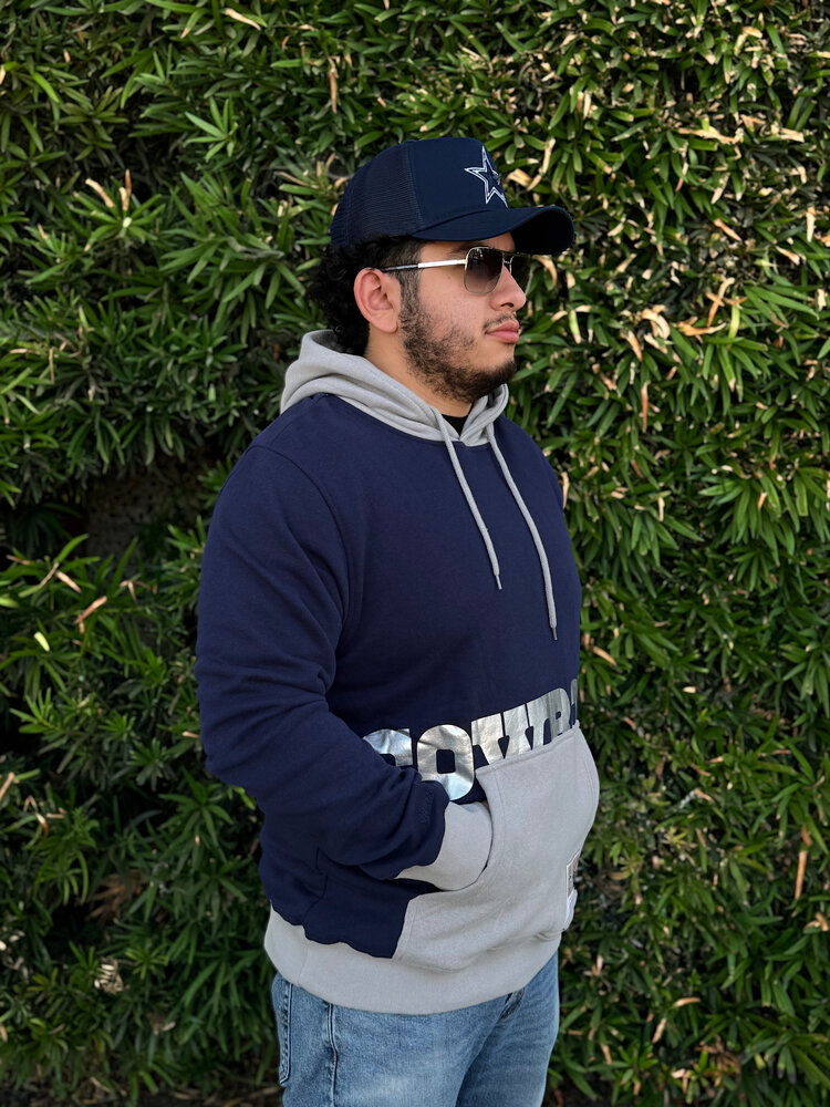 Mitchell and Ness Cowboys M&N Men's Big Face 5.0 Hoodie