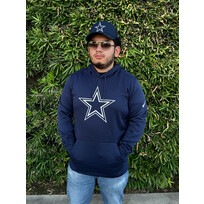 Nike Dallas Cowboys 2023 Nike Therma Pullover Hoodie Navy