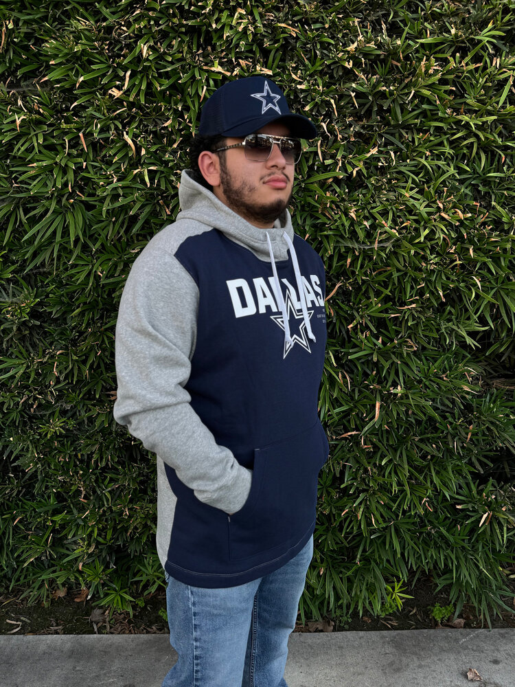 Nike Dallas Cowboys Nike Team Impact Color Block Hoodie