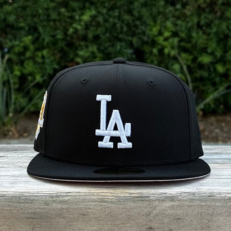 New Era LA BW Metallic Gold 50th Anniv Pink UV