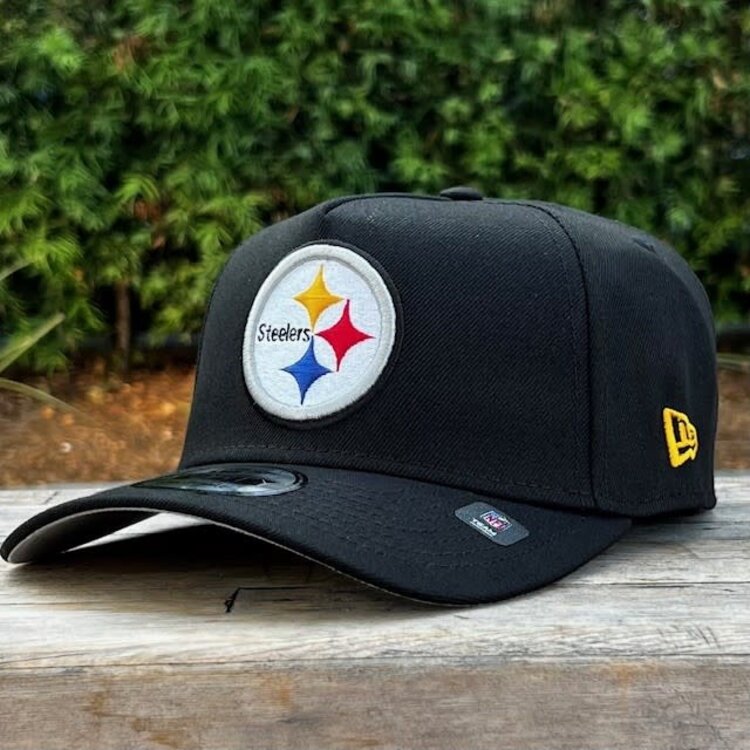 New Era Steelers Black Team 80 Seasons 940 A-Frame