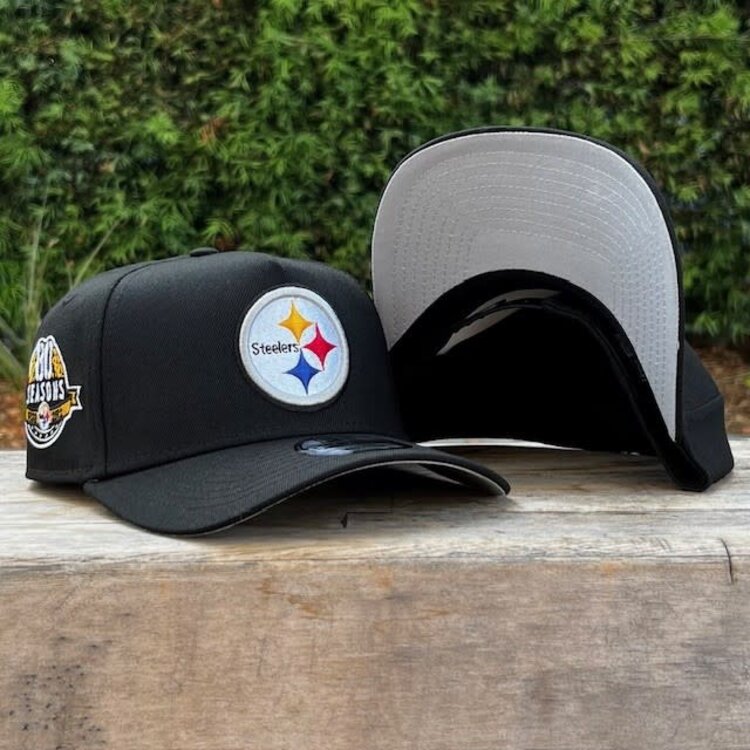 New Era Steelers Black Team 80 Seasons 940 A-Frame