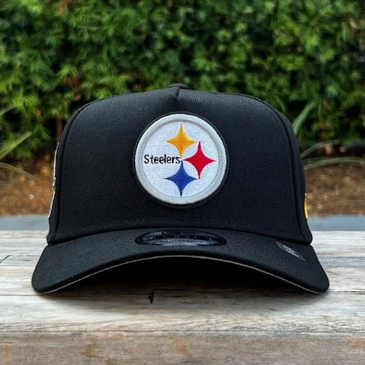 New Era Steelers Black Team 80 Seasons 940 A-Frame