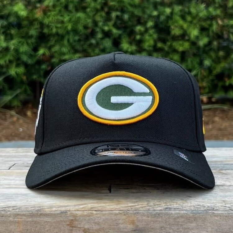 New Era Packers Black Team 75 Seasons 940 A-Frame