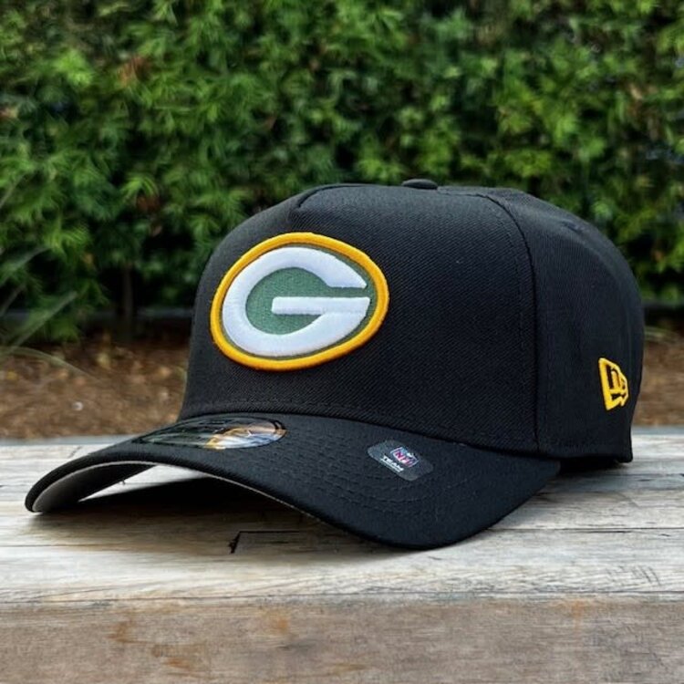 New Era Packers Black Team 75 Seasons 940 A-Frame