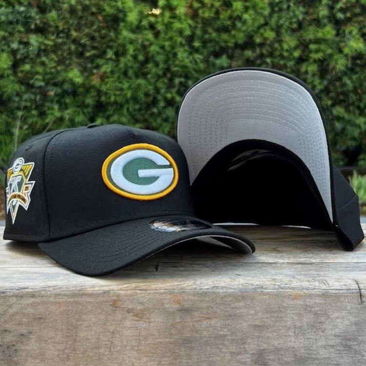 New Era Packers Black Team 75 Seasons 940 A-Frame