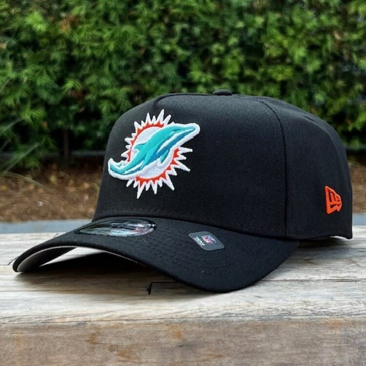 New Era Dolphins Black Team 30th Anniversary 940 A-Frame