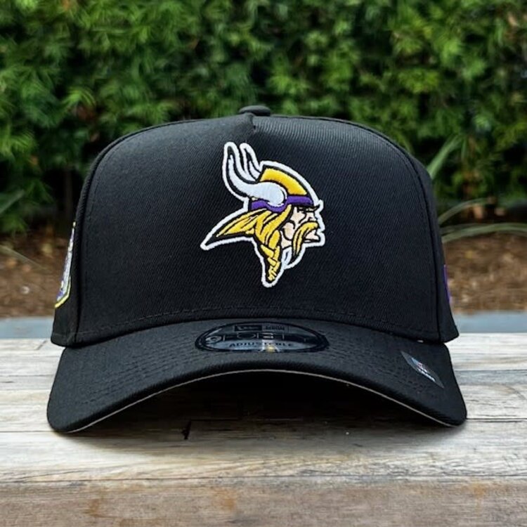 New Era Vikings Black Team 45th Anniversary 940 A-Frame