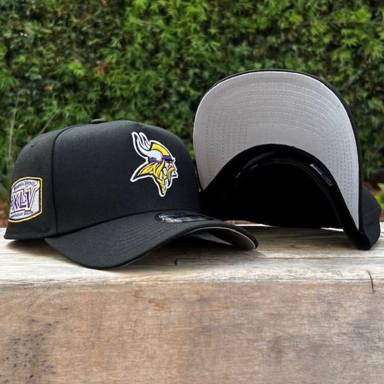 New Era Vikings Black Team 45th Anniversary 940 A-Frame