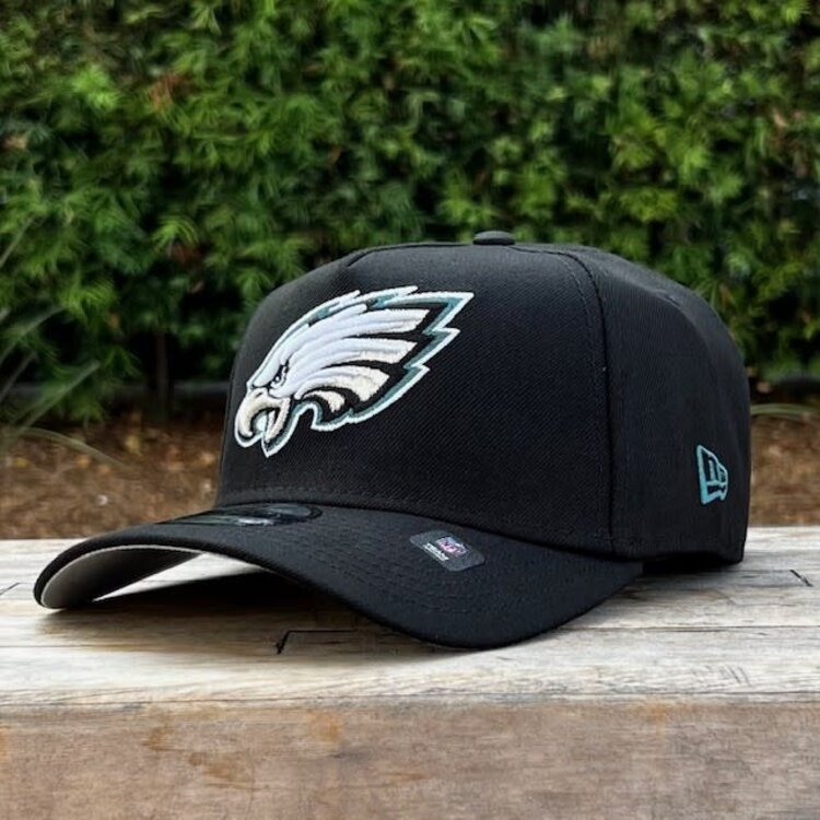 New Era Eagles Black Team 75th Anniversary 940 A-Frame