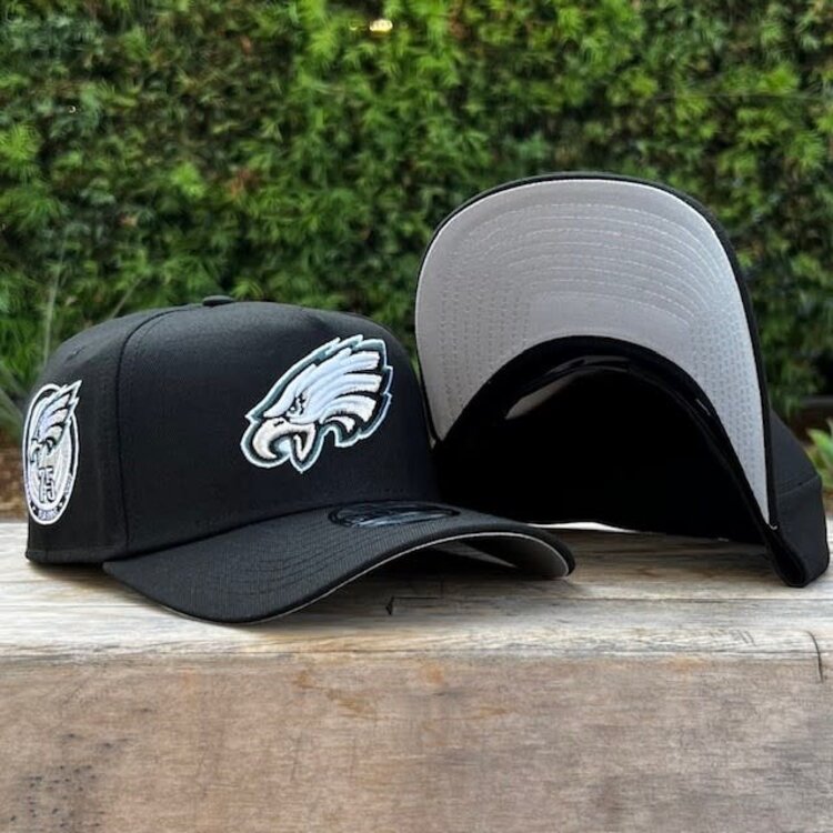New Era Eagles Black Team 75th Anniversary 940 A-Frame