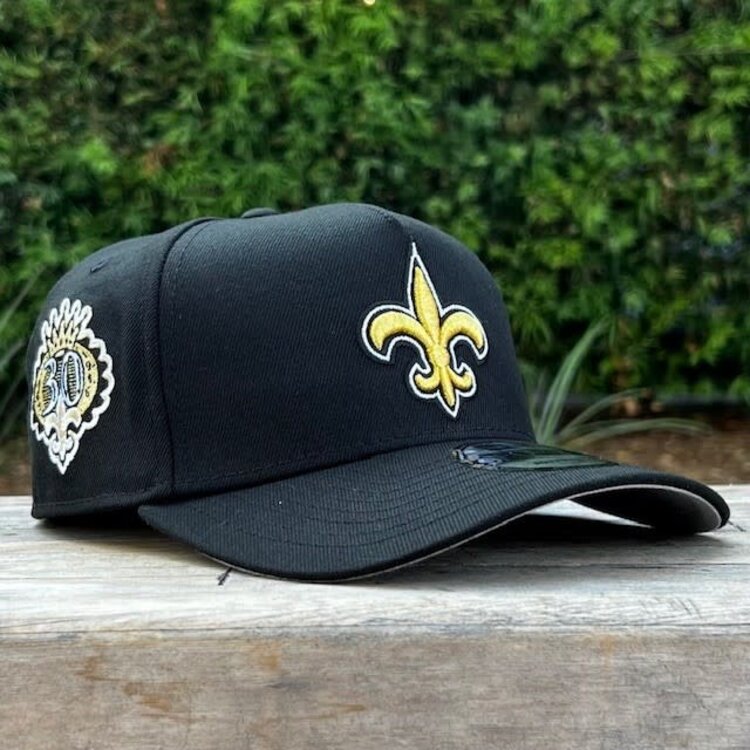 New Era Saints Black Team 30th Anniversary 940 A-Frame