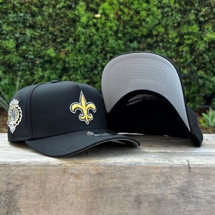 New Era Saints Black Team 30th Anniversary 940 A-Frame