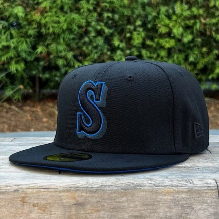New Era Seattle Black Black-Royal 40th Anniversary
