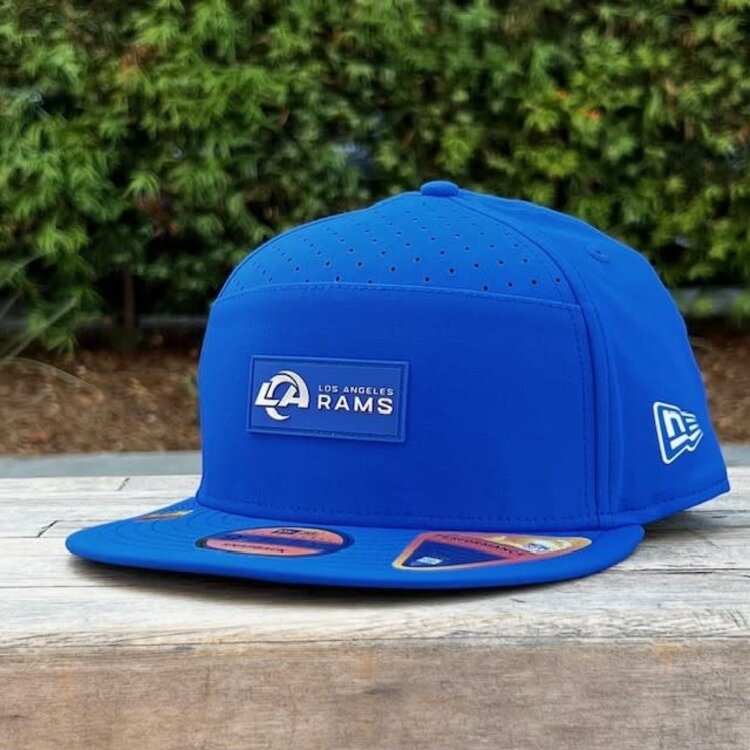 New Era LA Rams Royal 2025 Sideline Split Panel 950 Snapback