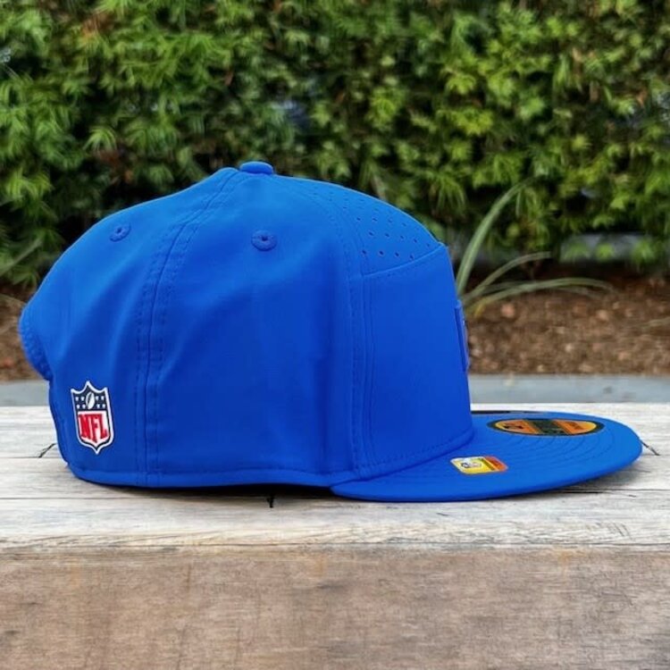 New Era LA Rams Royal 2025 Sideline Split Panel 950 Snapback