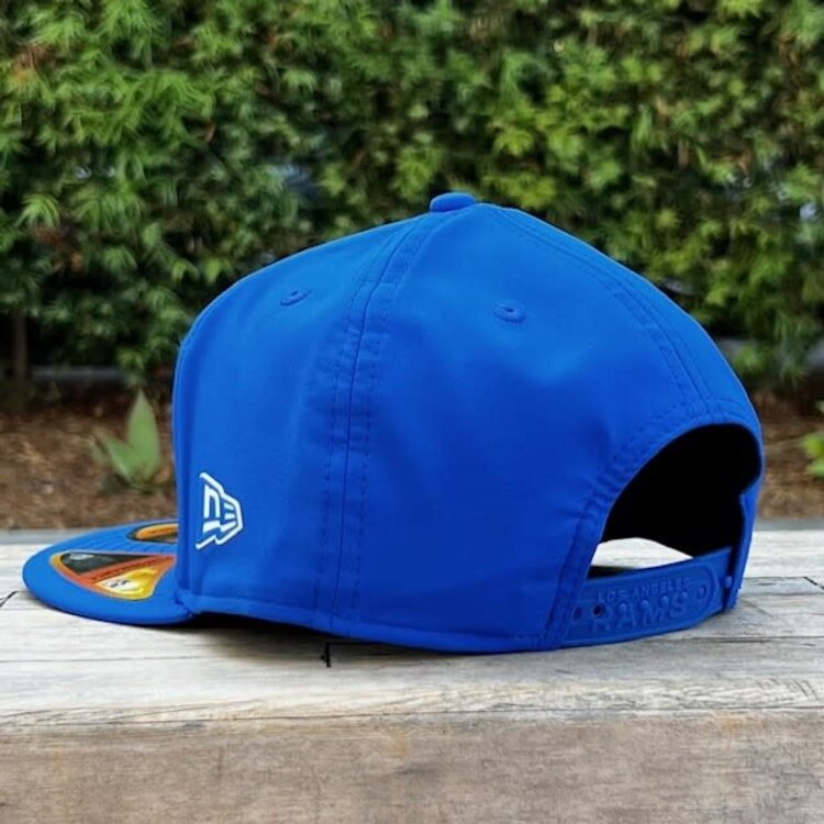New Era LA Rams Royal 2025 Sideline Split Panel 950 Snapback