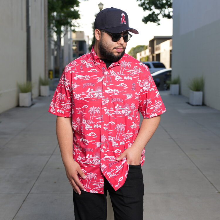 Reyn Spooner Angels Reyn Spooner Kekai Red Button-Down