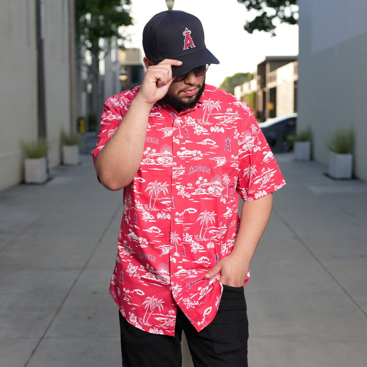 Reyn Spooner Angels Reyn Spooner Kekai Red Button-Down