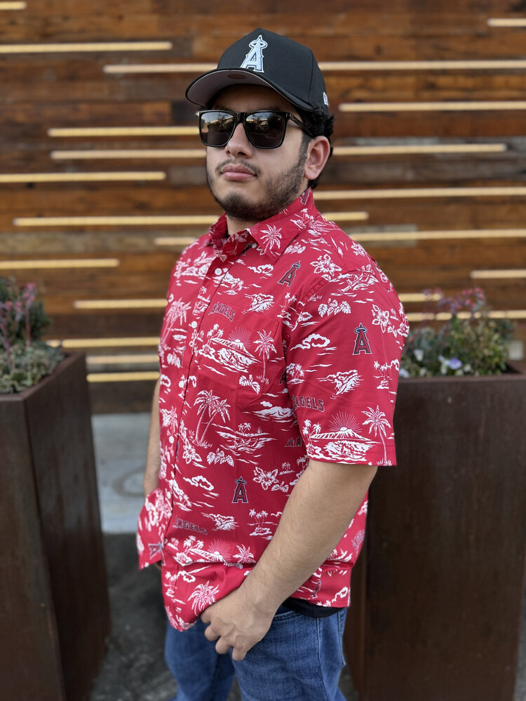 Reyn Spooner Angels Reyn Spooner Kekai Red Button-Down