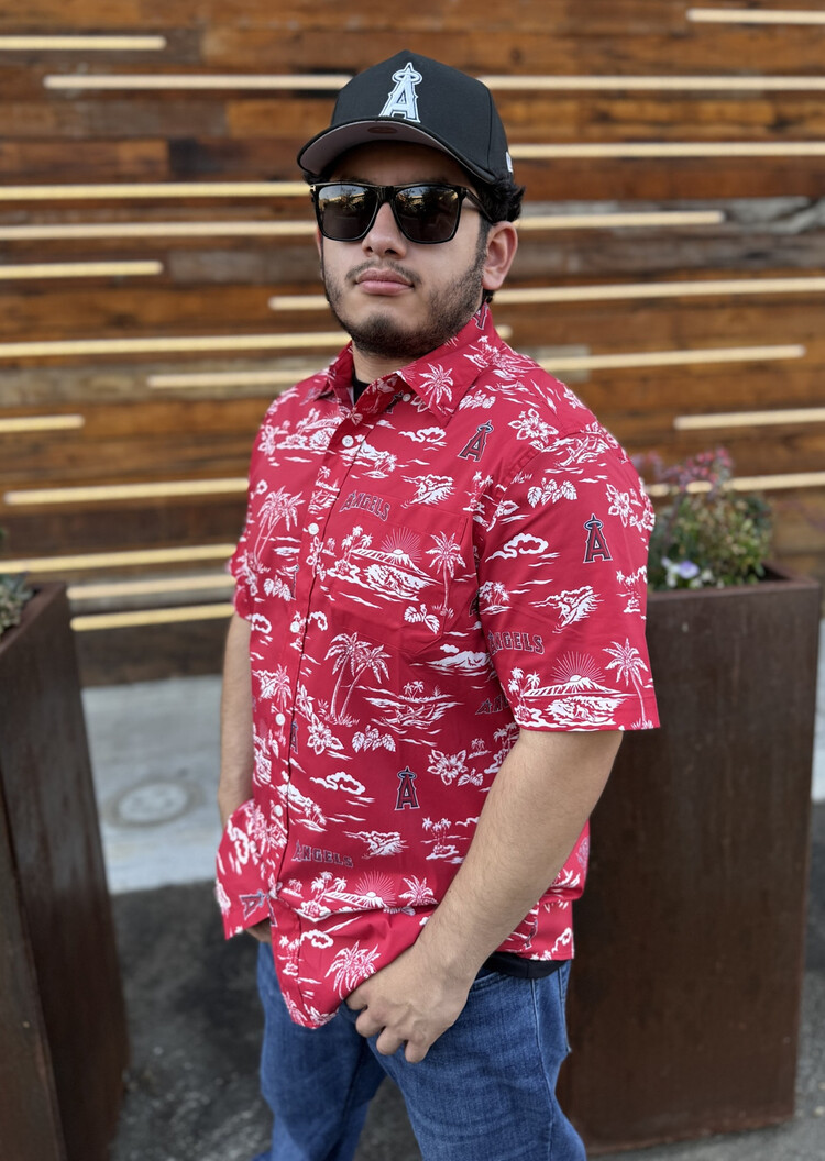 Reyn Spooner Angels Reyn Spooner Kekai Red Button-Down