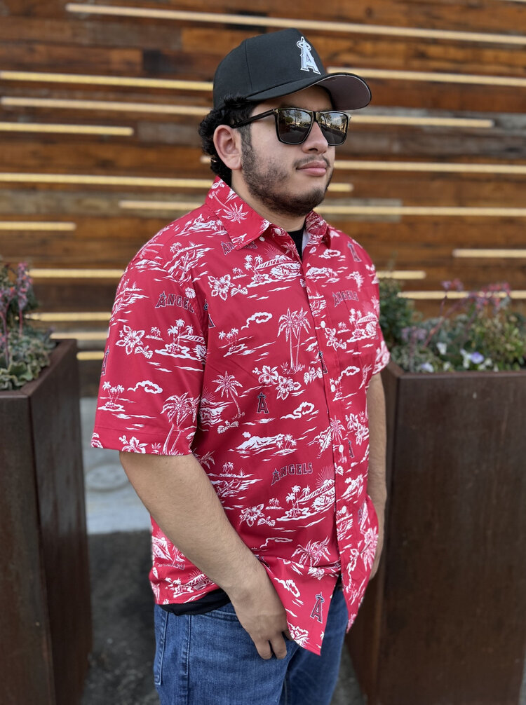 Reyn Spooner Angels Reyn Spooner Kekai Red Button-Down