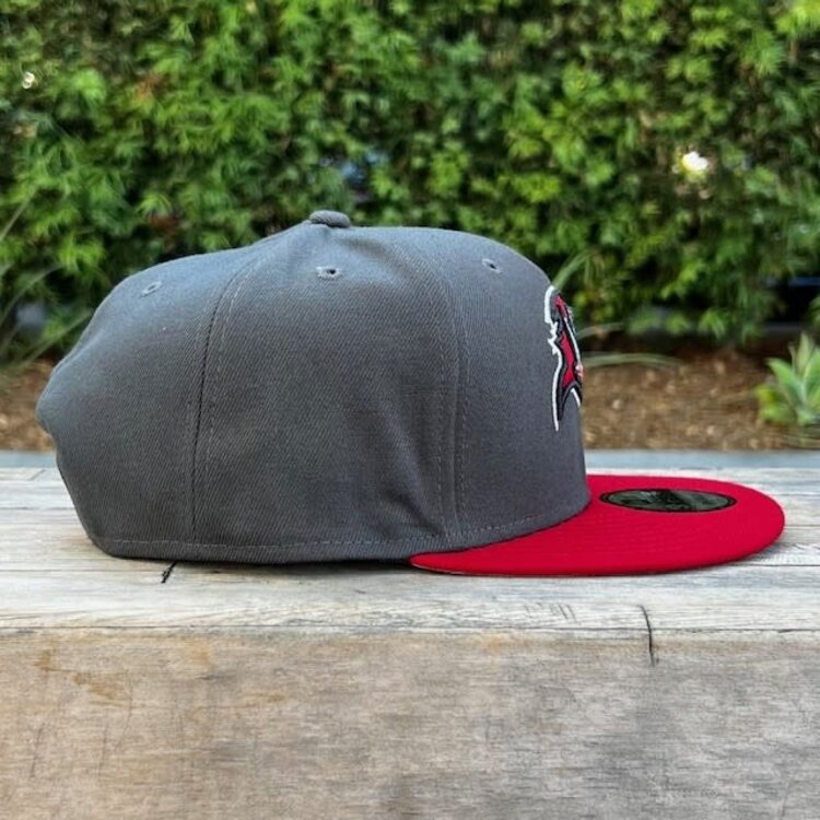 New Era Tampa Bay Buccaneers Graphite/Red Snapback 950